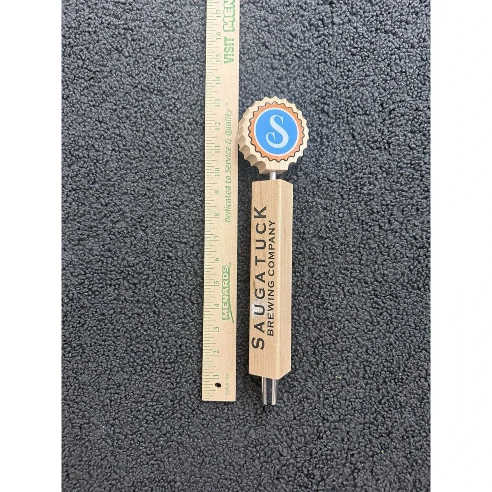Saugatuck Brewing Co. Keg Tap Wood Handle 13